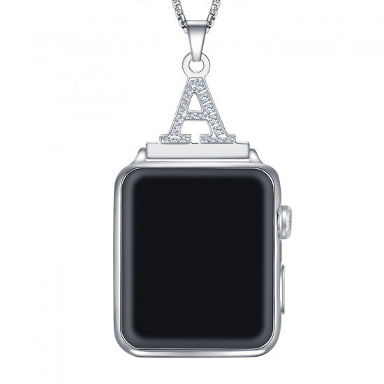 2 in 1 Alphabet Letter A-Z Necklace Pendant Connector for